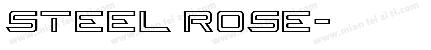 steel rose字体转换